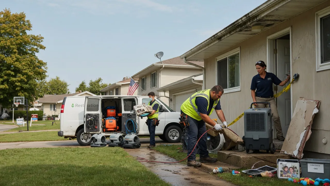 Water Damage Restoration in Rogers, TX near me